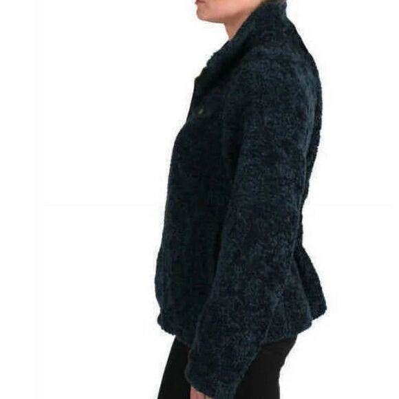 EXCELLENT CONDITION PRETTY PENDLETON LINED FURRY FLEECE COAT WOMEN’S LARGE - Picture 4 of 13